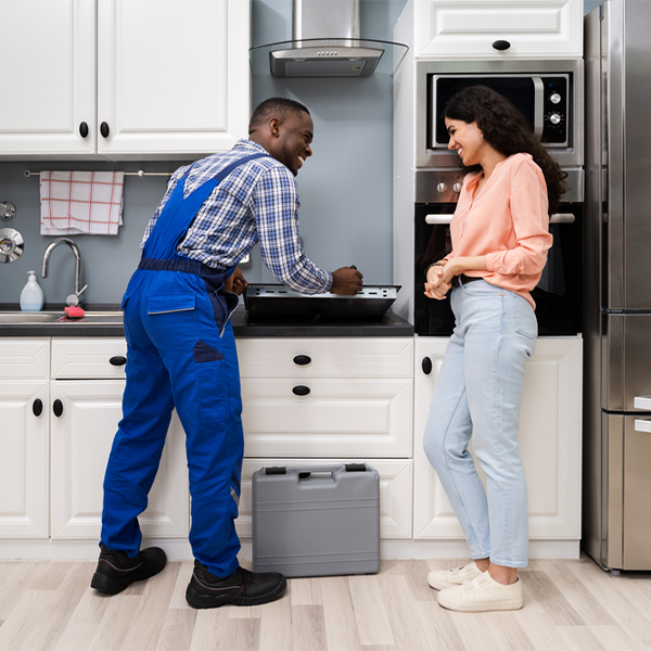 can you provide an estimate for cooktop repair before beginning any work in West Mifflin